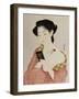 A Woman in Underclothes, 1918-Goyo Hashiguchi-Framed Giclee Print