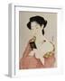 A Woman in Underclothes, 1918-Goyo Hashiguchi-Framed Giclee Print