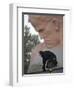 A Woman Lays Flowers on the Unknown Soldier Monument Near the Brest Fortress-null-Framed Premium Photographic Print