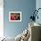 A Woman Manages to Lift Herself from the Bed-null-Framed Photographic Print displayed on a wall