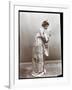 A Woman Modeling a Japanese Kimono, New York, 1904-Byron Company-Framed Giclee Print