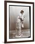 A Woman Modeling a Japanese Kimono, New York, 1904-Byron Company-Framed Giclee Print