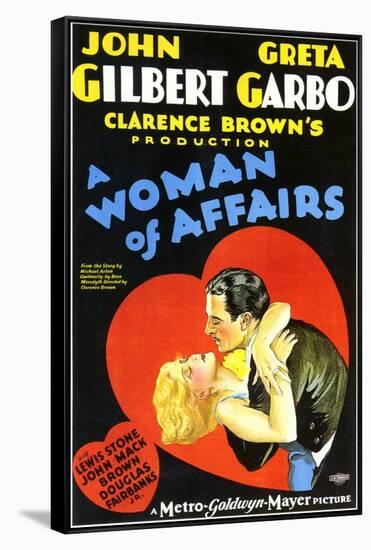 A Woman of Affairs, 1928-null-Framed Stretched Canvas