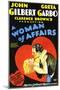 A Woman of Affairs, 1928-null-Mounted Premium Giclee Print