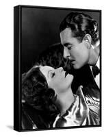 A WOMAN OF AFFAIRS, 1929 directed by CLARENCE BROWN with Greta Garbo / john Gilbert (b/w photo)-null-Framed Stretched Canvas