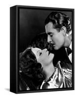 A WOMAN OF AFFAIRS, 1929 directed by CLARENCE BROWN with Greta Garbo / john Gilbert (b/w photo)-null-Framed Stretched Canvas