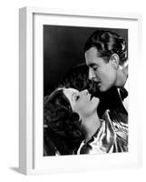 A WOMAN OF AFFAIRS, 1929 directed by CLARENCE BROWN with Greta Garbo / john Gilbert (b/w photo)-null-Framed Photo