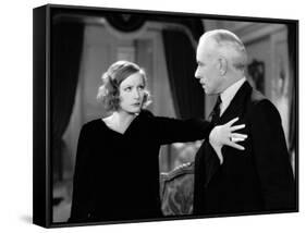 A WOMAN OF AFFAIRS, 1929 directed by CLARENCE BROWN with Greta Garbo / Lewis Stone (photo)-null-Framed Stretched Canvas