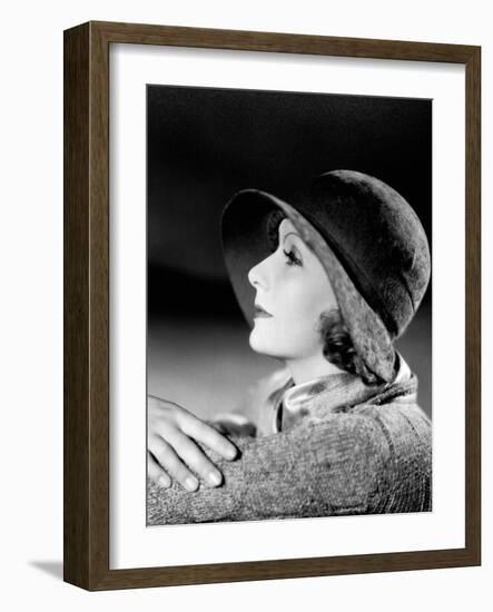 A Woman of Affairs, Greta Garbo, Directed by Clarence Brown, 1928-null-Framed Photographic Print