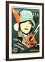 A Woman of Affairs, Swedish Movie Poster, 1928-null-Framed Art Print