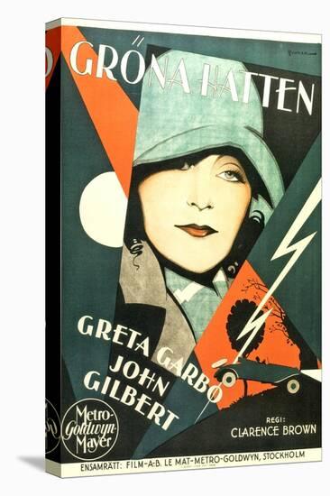A Woman of Affairs, Swedish Movie Poster, 1928-null-Stretched Canvas