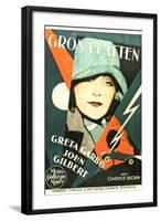 A Woman of Affairs, Swedish Movie Poster, 1928-null-Framed Art Print