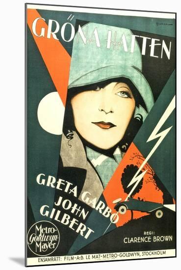 A Woman of Affairs, Swedish Movie Poster, 1928-null-Mounted Art Print