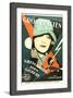 A Woman of Affairs, Swedish Movie Poster, 1928-null-Framed Art Print