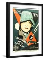 A Woman of Affairs, Swedish Movie Poster, 1928-null-Framed Art Print