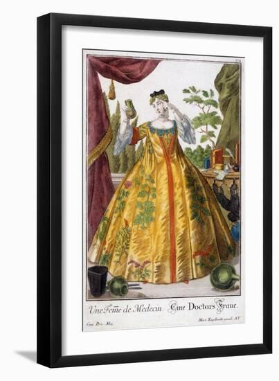 A Woman of Medicine-Martin Engelbrecht-Framed Giclee Print