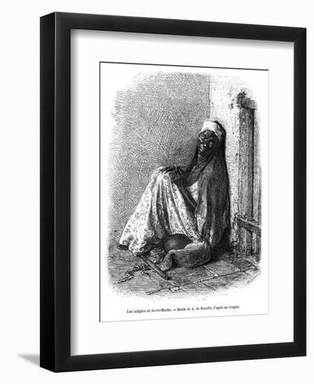 A Woman of Santa Marta, Colombia, 19th Century-A de Neuville-Framed Giclee Print