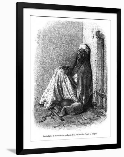 A Woman of Santa Marta, Colombia, 19th Century-A de Neuville-Framed Giclee Print