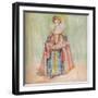 'A Woman of the Time of James I', 1907-Dion Clayton Calthrop-Framed Giclee Print