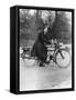 A Woman on a Douglas Motorbike, 1914-null-Framed Stretched Canvas