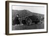 A Woman Picnicking Next to Her Air-Cooled Rover 8, C1919-C1925-null-Framed Photographic Print