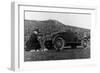 A Woman Picnicking Next to Her Air-Cooled Rover 8, C1919-C1925-null-Framed Photographic Print