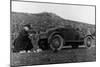 A Woman Picnicking Next to Her Air-Cooled Rover 8, C1919-C1925-null-Mounted Photographic Print