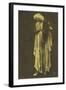 A Woman Playing a Cithara-Edward Burne-Jones-Framed Giclee Print