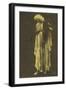 A Woman Playing a Cithara-Edward Burne-Jones-Framed Giclee Print