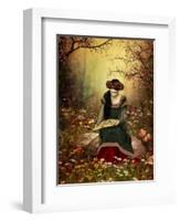 A Woman Reading A Book-Atelier Sommerland-Framed Art Print