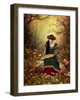 A Woman Reading A Book-Atelier Sommerland-Framed Art Print