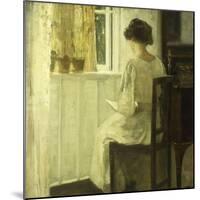 A Woman Reading in a Sunlit Interior-Carl Holsoe-Mounted Giclee Print