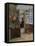 A Woman Reading in an Interior-Adolf Heinrich Hansen-Framed Stretched Canvas
