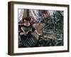 A Woman Reading Near a Goldfish Tank-Lovis Corinth-Framed Giclee Print