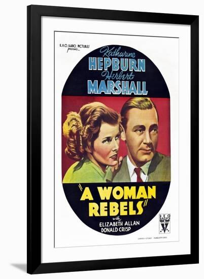 A Woman Rebels-null-Framed Art Print