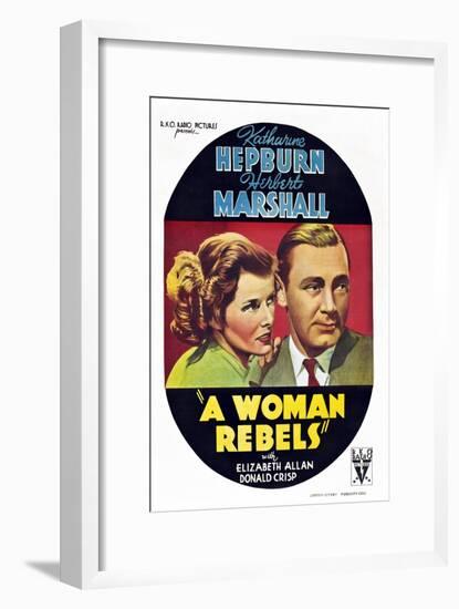 A Woman Rebels-null-Framed Art Print