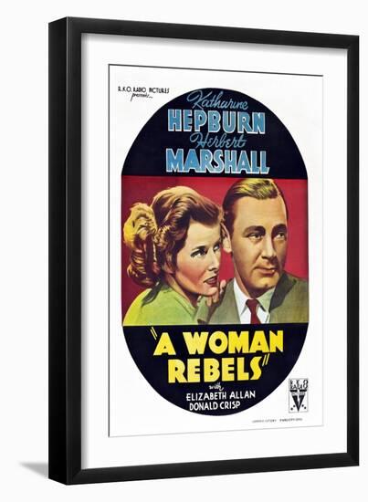 A Woman Rebels-null-Framed Art Print