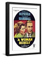 A Woman Rebels-null-Framed Art Print