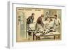 A Woman Receiving a Blood Transfusion from a Goat-null-Framed Giclee Print