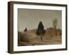 A Woman Rides a Donkey in Bamiyan Province, Central Afghanistan, September 16, 2005-Tomas Munita-Framed Photographic Print