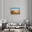 A Woman Runs Down from the Summit of Sossusvlei Sand Dune, Namibia, Africa-Alex Treadway-Framed Stretched Canvas displayed on a wall