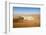 A Woman Runs Down from the Summit of Sossusvlei Sand Dune, Namibia, Africa-Alex Treadway-Framed Photographic Print