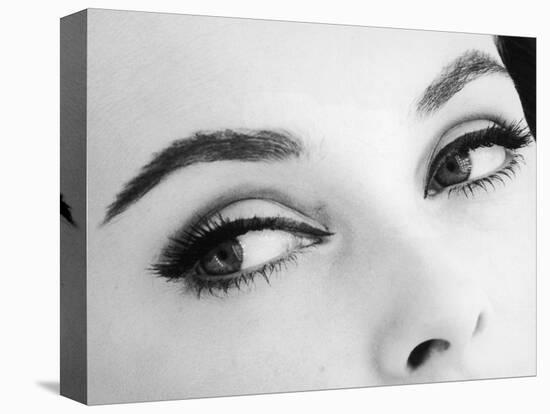 A Woman's Eyes with Typical Sixties Make-Up-null-Stretched Canvas