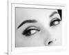 A Woman's Eyes with Typical Sixties Make-Up-null-Framed Photographic Print