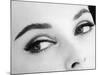 A Woman's Eyes with Typical Sixties Make-Up-null-Mounted Photographic Print
