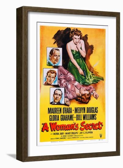 A Woman's Secret, 1949-null-Framed Art Print