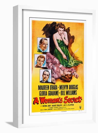 A Woman's Secret, 1949-null-Framed Art Print