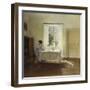 A Woman Seated at a Table by a Window-Carl Holsoe-Framed Giclee Print