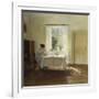 A Woman Seated at a Table by a Window-Carl Holsoe-Framed Giclee Print