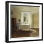 A Woman Seated at a Table by a Window-Carl Holsoe-Framed Giclee Print